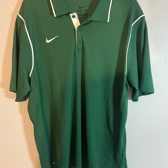 Nike Other - Nike Men's Green Dri-Fit Polo Shirt Size L